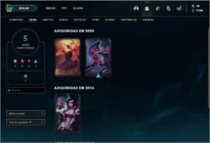 Conta Gold 3 - League of Legends LOL