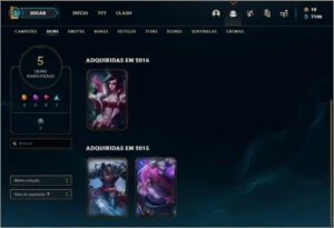 Conta Gold 3 - League of Legends LOL