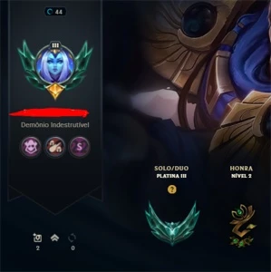 LOL CONTA ELO PLATINA 3 - League of Legends