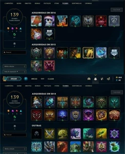 Conta LOL desde 2013 (9anos) 135champs+50Skins+(Aceita Ofe.) - League of Legends