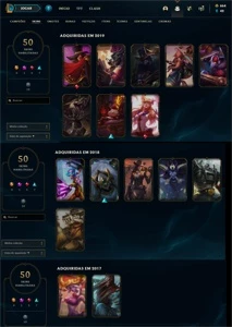 Conta LOL desde 2013 (9anos) 135champs+50Skins+(Aceita Ofe.) - League of Legends