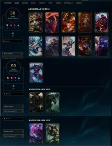 Conta LOL desde 2013 (9anos) 135champs+50Skins+(Aceita Ofe.) - League of Legends