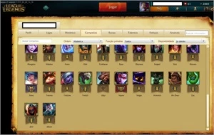 Conta League of Legends PLATINA 5 BORDA GOLD MMR ALTO LOL