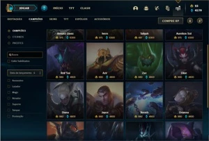 Conta prata 2 com 145 Champs e 165 Skins + 1 Prestigio - League of Legends LOL