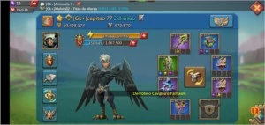 Vende se conta lords mobile 10 m de t3 poder
