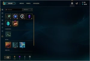 Conta lol gold 4 6 Skins + Emotes - League of Legends