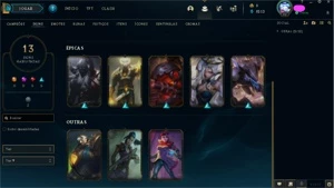 CONTA NV 82 GOLD 3 - League of Legends LOL