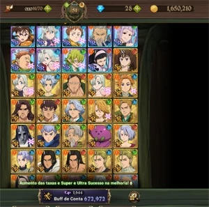 CONTA SEVEN DEADLY SINS: GRAND CROSS 7DS GLOBAL - Outros