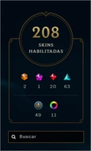 CONTA 208 SKINS - AVALIADA EM MAIS DE 4500 - League of Legends LOL