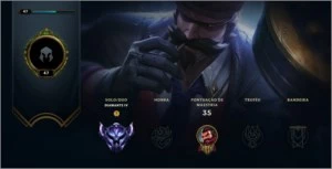 Conta smurf 64% wr platina 2 main jungle - League of Legends LOL