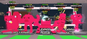 Fileira Rainbow [Roube Um Brianrot] - Roblox