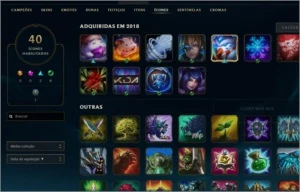 Conta league of legends GOLD 4 33 skins LOL