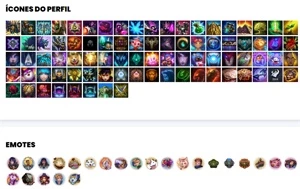 Conta Unranked com 55 Champs e 20 Skins - League of Legends LOL
