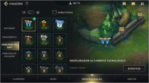 ESMERALDA IV + 9 SKINS (1 LENDÁRIA) + 38 CAMPEÕES + PASSE - League of Legends: Wild Rift LOL WR
