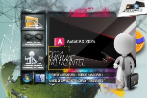 Autodesk AutoCAD 2024 - VITALICIO ( Windows MAC M1 M2 M3 INT - Softwares e Licenças