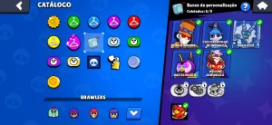 Conta Brawl Stars Com(Gemas, Kenji Fantasma E Muita Skin Rar