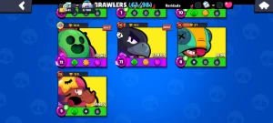 Conta Brawl Stars Com(Gemas, Kenji Fantasma E Muita Skin Rar