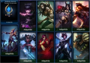Conta League, 88champs, 10skins, 5pg runas - League of Legends LOL