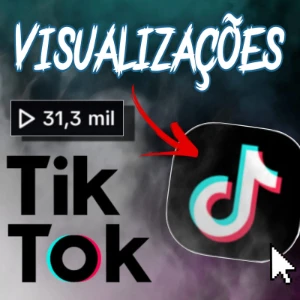 Visualizações Tik Tok - Social Media