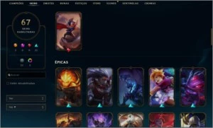 Conta Riot (LOL e Valorant) + de 1k em skins, Rank Imortal 3