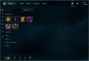 Conta Plat 3 - 89 Champs - 59 Skins - League of Legends LOL