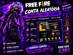 Contas free fire gemadas
