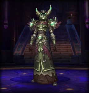 Set transmog wow - armadura de tecido para Warlock- set N4 - Blizzard