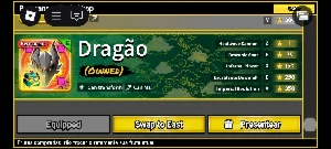 Conta De Blox Com Dragom Gas E Runble Permanente E Gamepass - Roblox