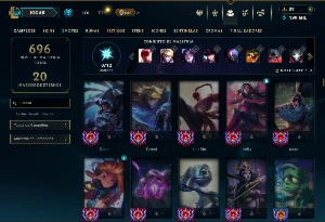 Unranked com TODOS os champs e 269 Skins ( JG / MID ) - League of Legends LOL