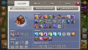 Centro de Vila Nv 10  **Quase full** - Clash of Clans