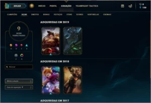 CONTA LEAGUE OF LEGENDS LOL