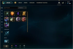 CONTA LEAGUE OF LEGENDS LOL