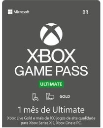 Xbox Gamepass Ultimate 1 Mês Código 25 Dígitos (renovação) - Gift Cards