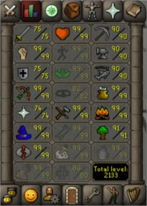 Conta Med Level Oldschool Runescape RS