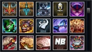 Conta de LoL com mais de 100 skins - League of Legends