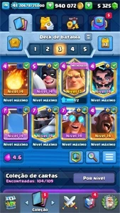 Conta Clash Royale 1 milhão de ouro + de 5 mil gemas rei 13