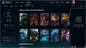 CONTA UNRAKNED - League of Legends LOL