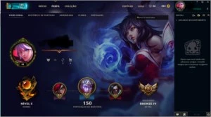 CONTA UNRAKNED - League of Legends LOL