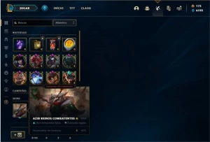 Conta unranked (EX DIAMANTE) com 91 Champs e 94 Skins - League of Legends LOL