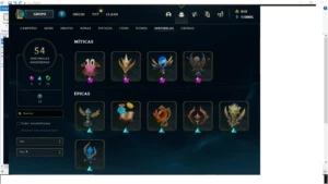 CONTA LEAGUE OF LEGENDS LEVEL 446  403 SKINS 390 ICONES LOL