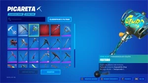 Conta Antiga (OG) com Cavaleiro Negro, Ceifador, Mako e mais - Fortnite