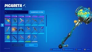 Conta Antiga (OG) com Cavaleiro Negro, Ceifador, Mako e mais - Fortnite