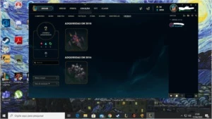 Conta prata 1 com 71 campeões e 48 skins - League of Legends LOL