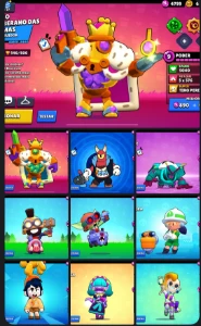 Conta Com Todos Os Brawlers Lendários E Muitaaaaa Skin - Brawl Stars