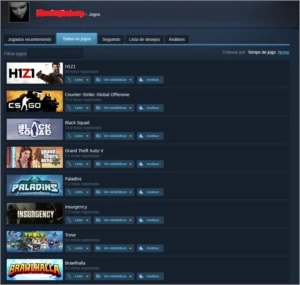 Conta Steam Com GTA V & CS GO