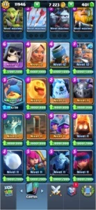 CONTA CLASH ROYALE EXP 13 - 31 CARTAS FULL
