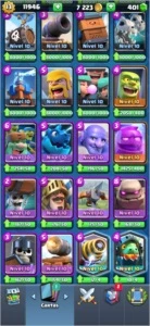 CONTA CLASH ROYALE EXP 13 - 31 CARTAS FULL