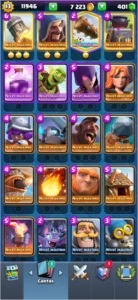 CONTA CLASH ROYALE EXP 13 - 31 CARTAS FULL