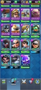 CONTA CLASH ROYALE EXP 13 - 31 CARTAS FULL