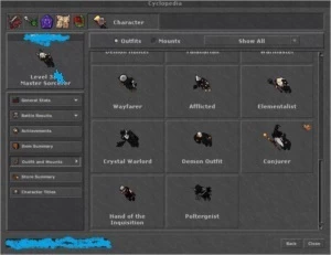 MS 316+ / ML 100 NON PVP - FULL ACESSOS - BELOBRA - Tibia